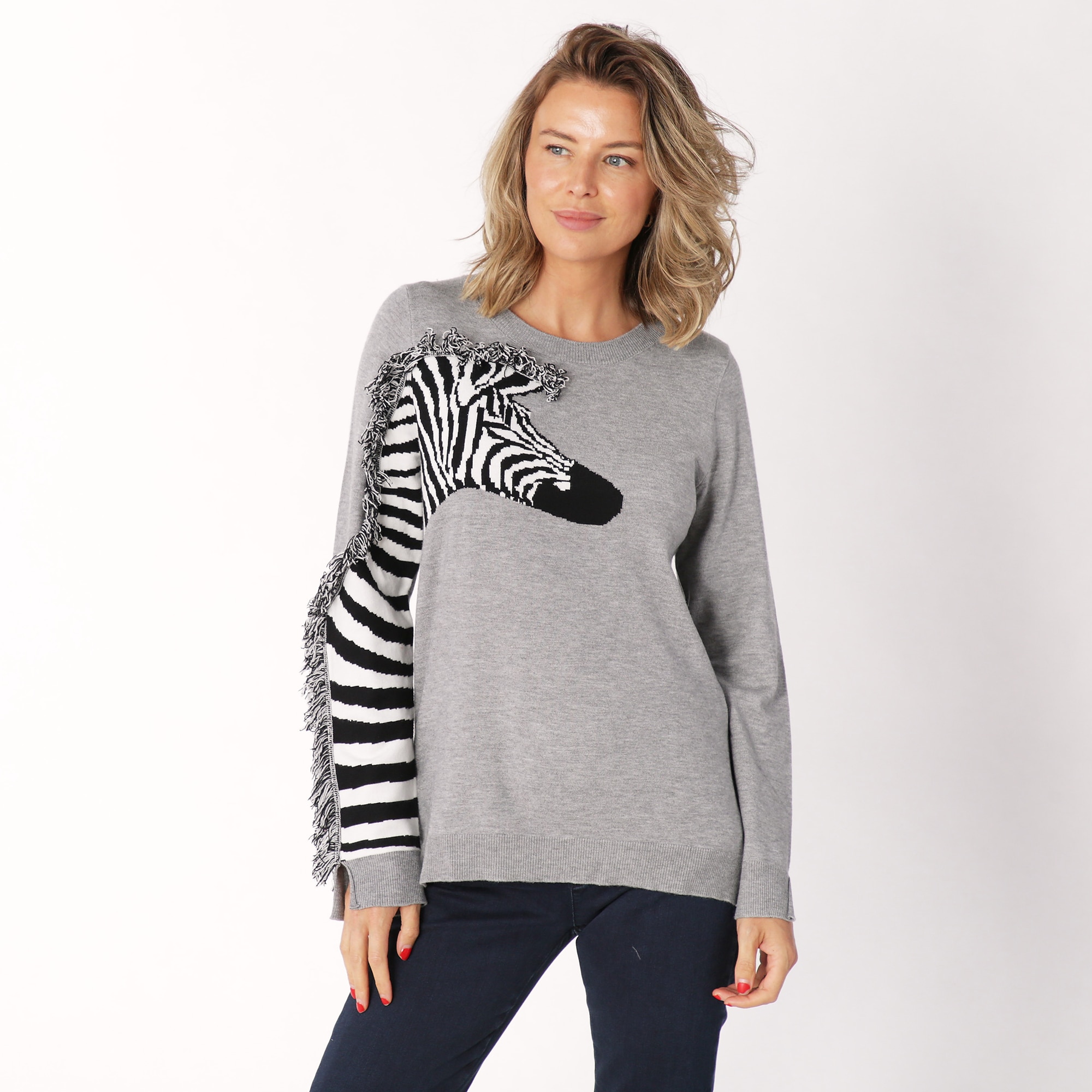 Zebra 2025 print jumper