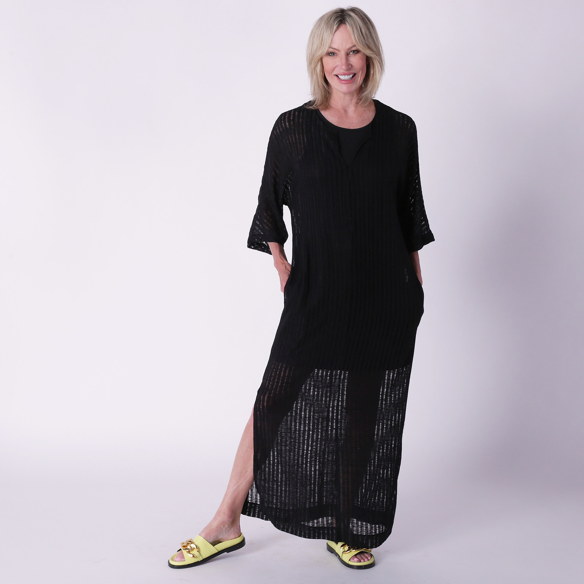 Knit caftan outlet