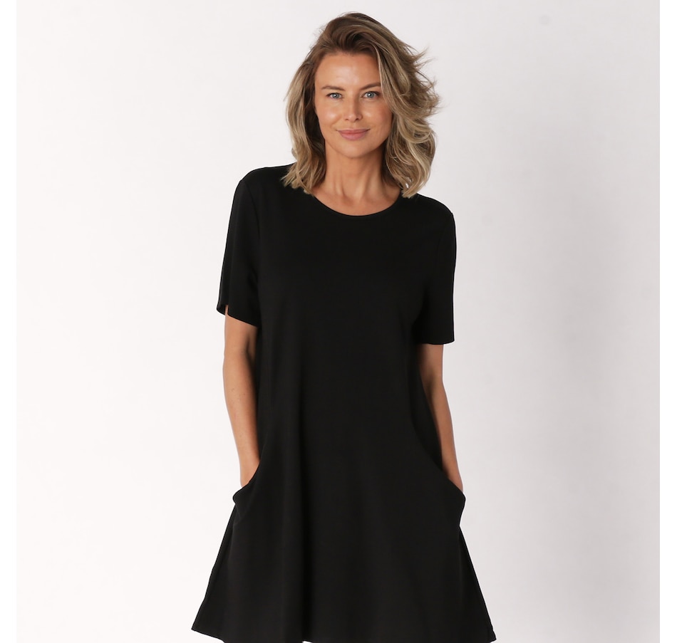 Image 236984_BLK.jpg, Product 236-984 / Price $44.88, Red Coral A-Line Tunic With Pockets from Red Coral Fashions on TSC.ca's Fashion department