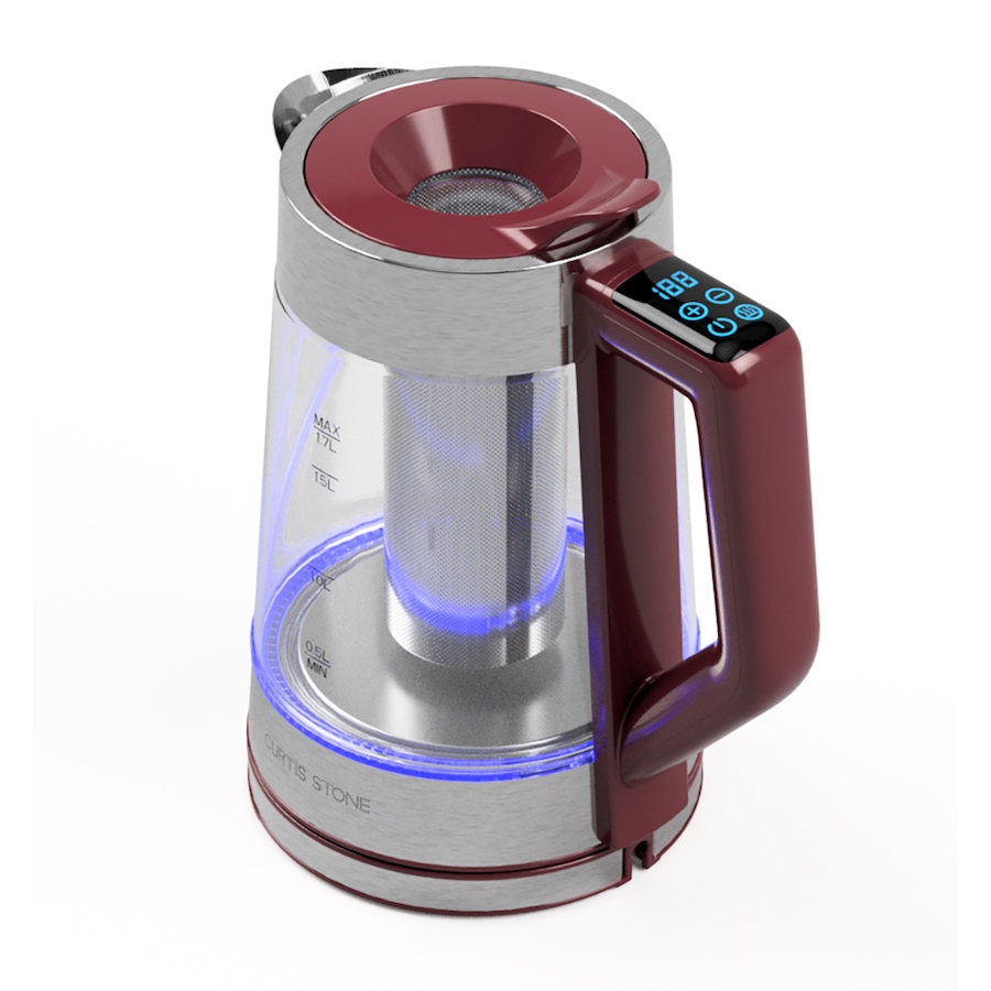 Image 237025_ALTMORE2.jpg, Product 237-025 / Price $79.99, Curtis Stone 1.7 Liter Electric Glass Kettle from Curtis Stone on TSC.ca's Kitchen department
