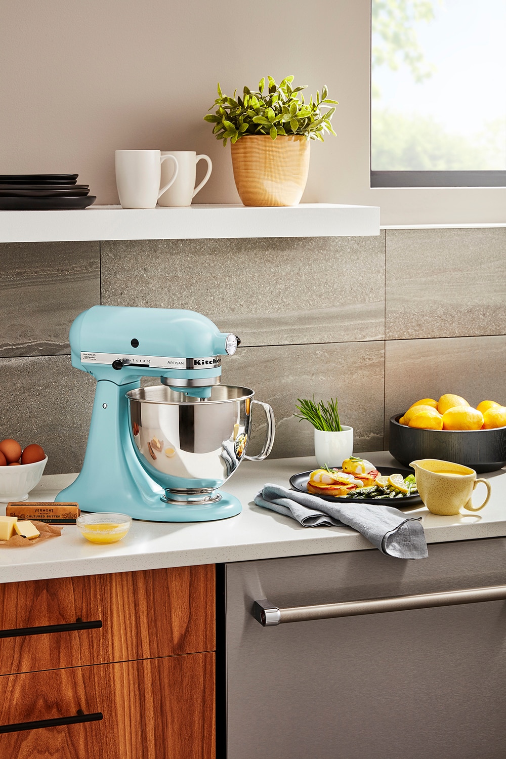 Kitchenaid hand clearance mixer aqua sky