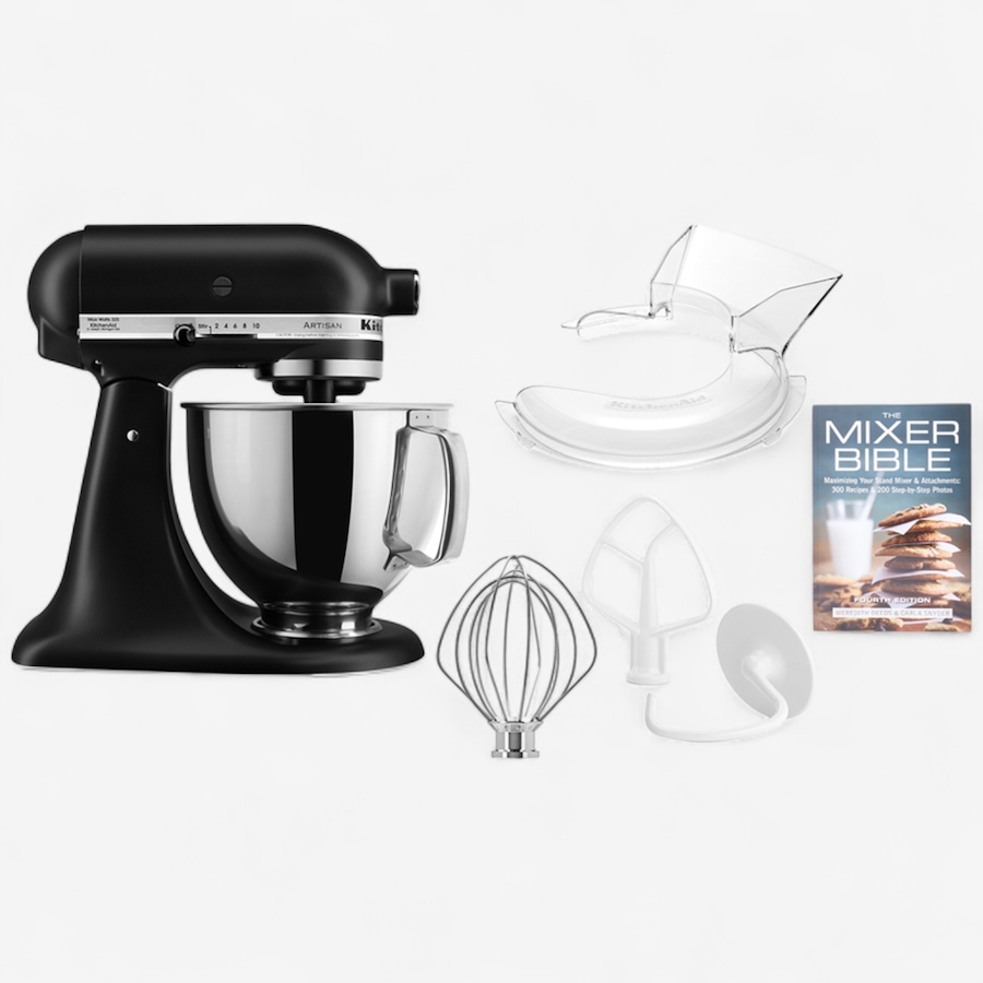 Image 237033_BKMTE.jpg, Product 237-033 / Price $499.94, KitchenAid 5-Quart Stand Mixer with Mixer Bible from KitchenAid on TSC.ca's Kitchen department