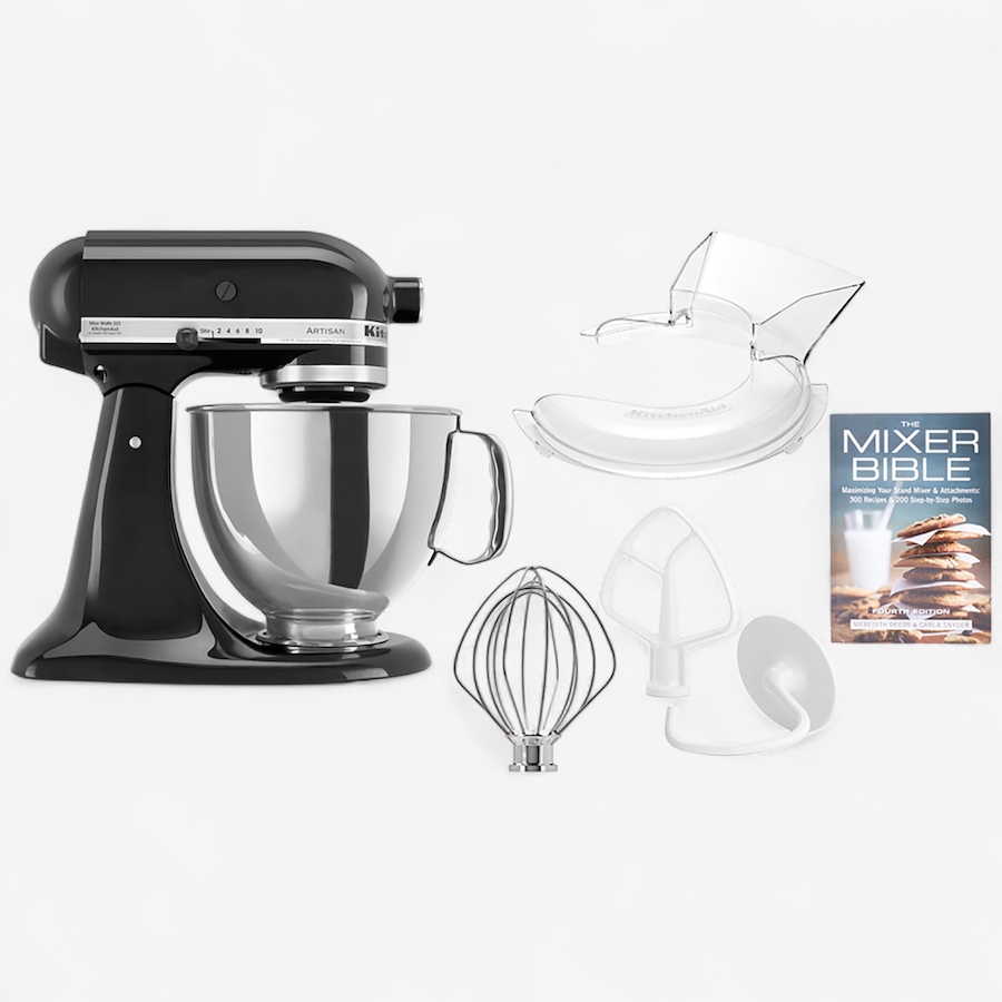 Image 237033_ONBLK.jpg, Product 237-033 / Price $499.94, KitchenAid 5-Quart Stand Mixer with Mixer Bible from KitchenAid on TSC.ca's Kitchen department
