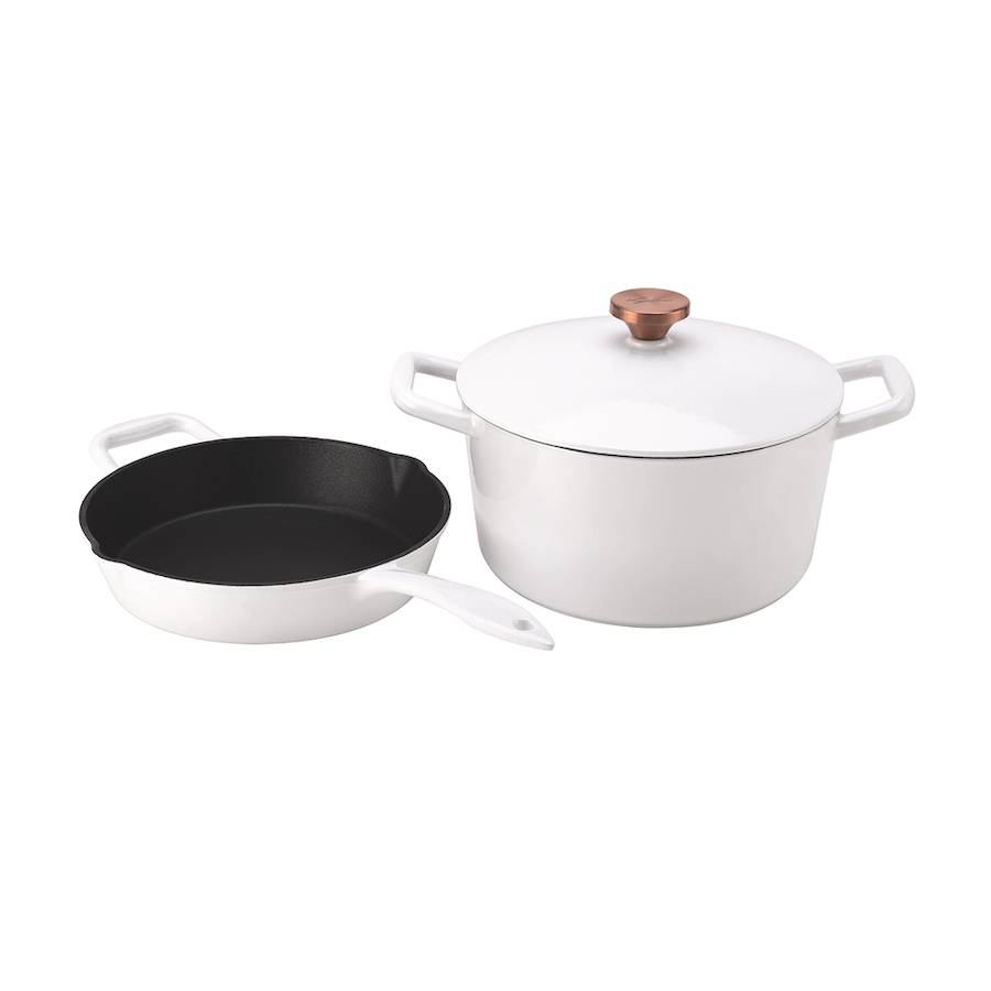 Image 237038.jpg, Product 237-038 / Price $249.99, Lagostina White Cast Iron 3-Piece Set from Lagostina on TSC.ca's Kitchen department