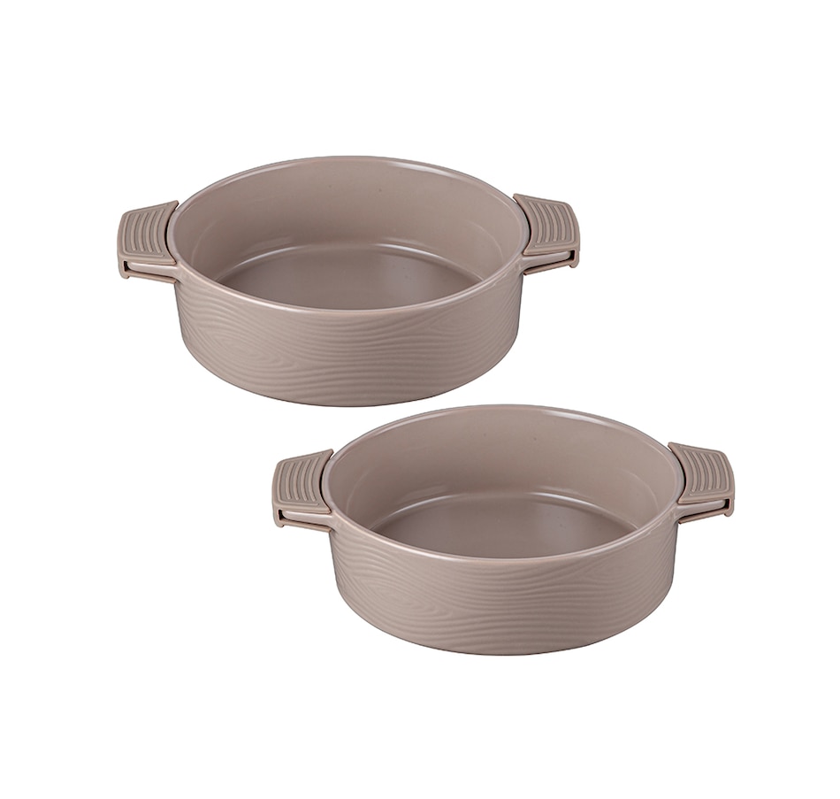 Image 237086_WOOLT.jpg, Product 237-086 / Price $39.99, temp-tations Baking Rounds with Silicone Grippers (set of 2) from temp-tations on TSC.ca's Kitchen department