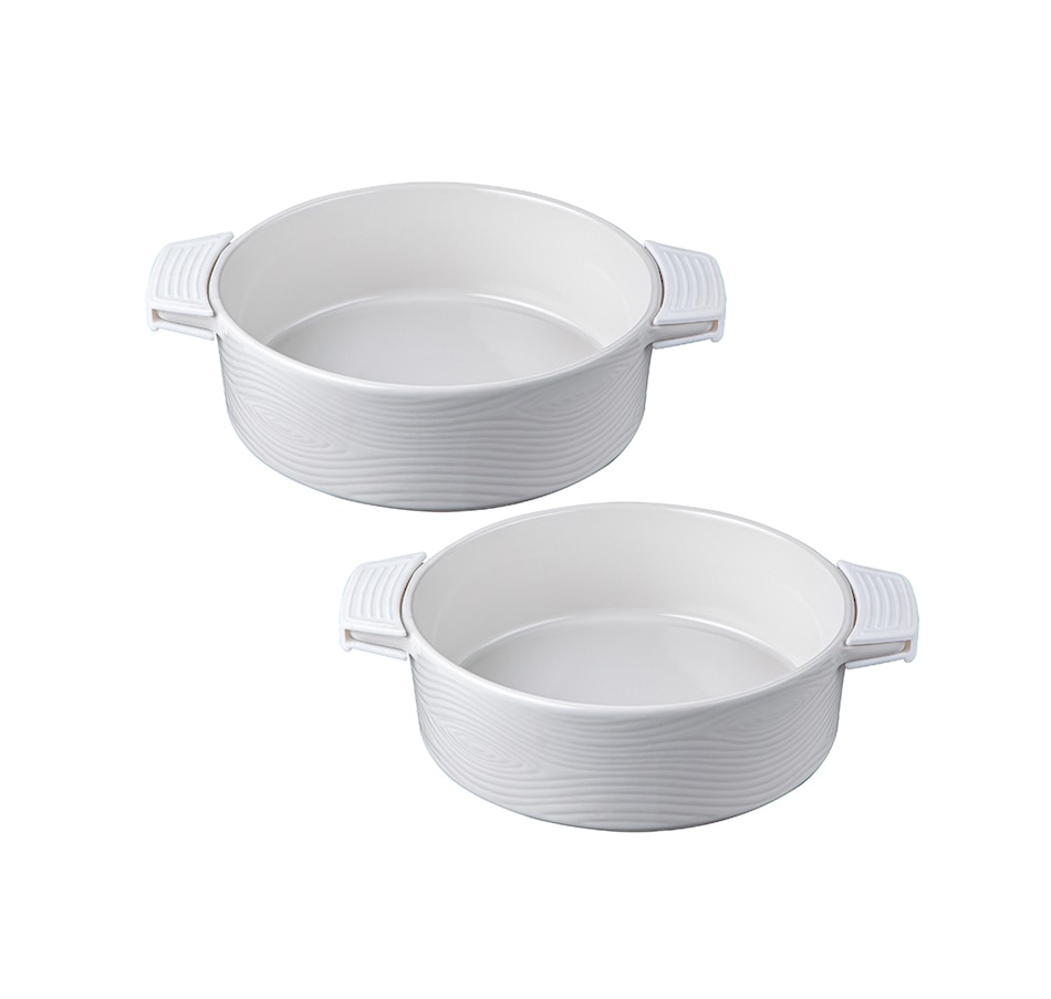 Image 237086_WOOLW.jpg, Product 237-086 / Price $39.99, temp-tations Baking Rounds with Silicone Grippers (set of 2) from temp-tations on TSC.ca's Kitchen department