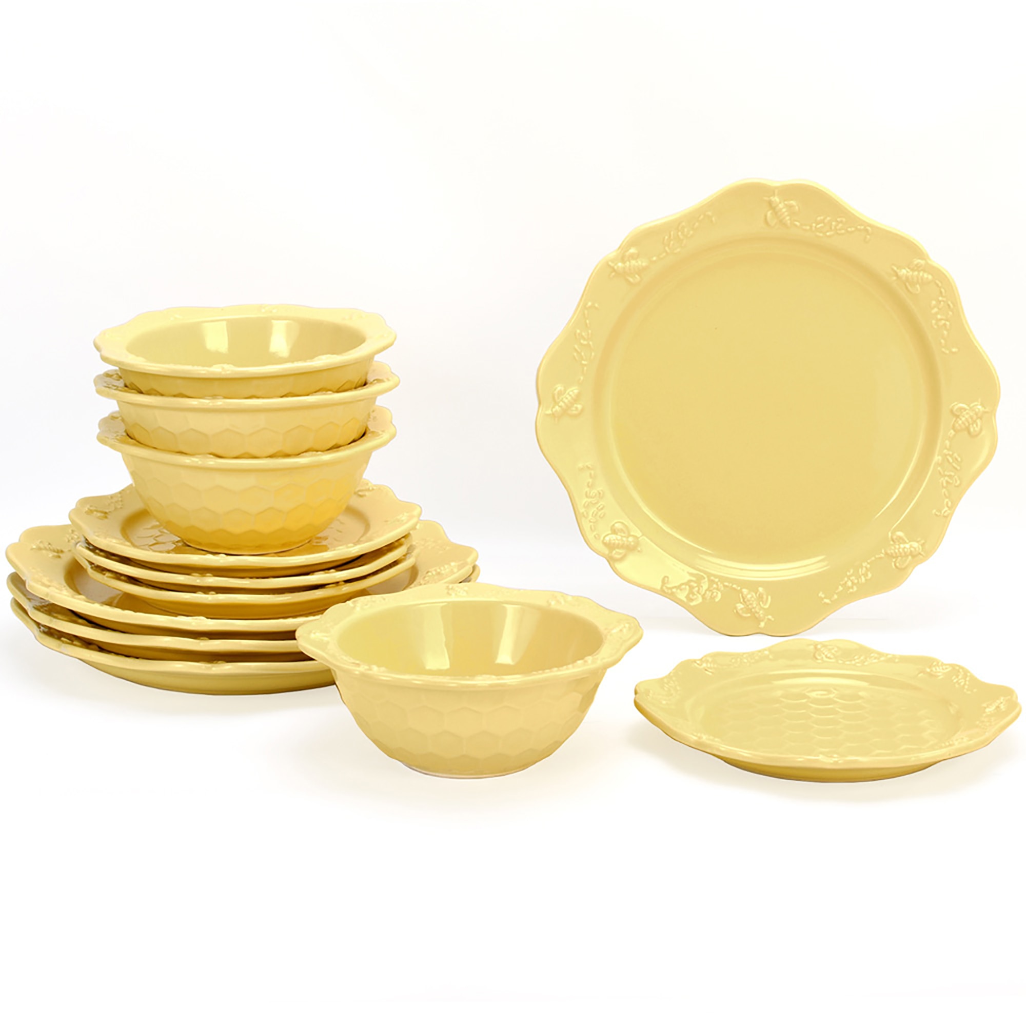 temp tations Bee Lieve 12 Piece Dinnerware Set