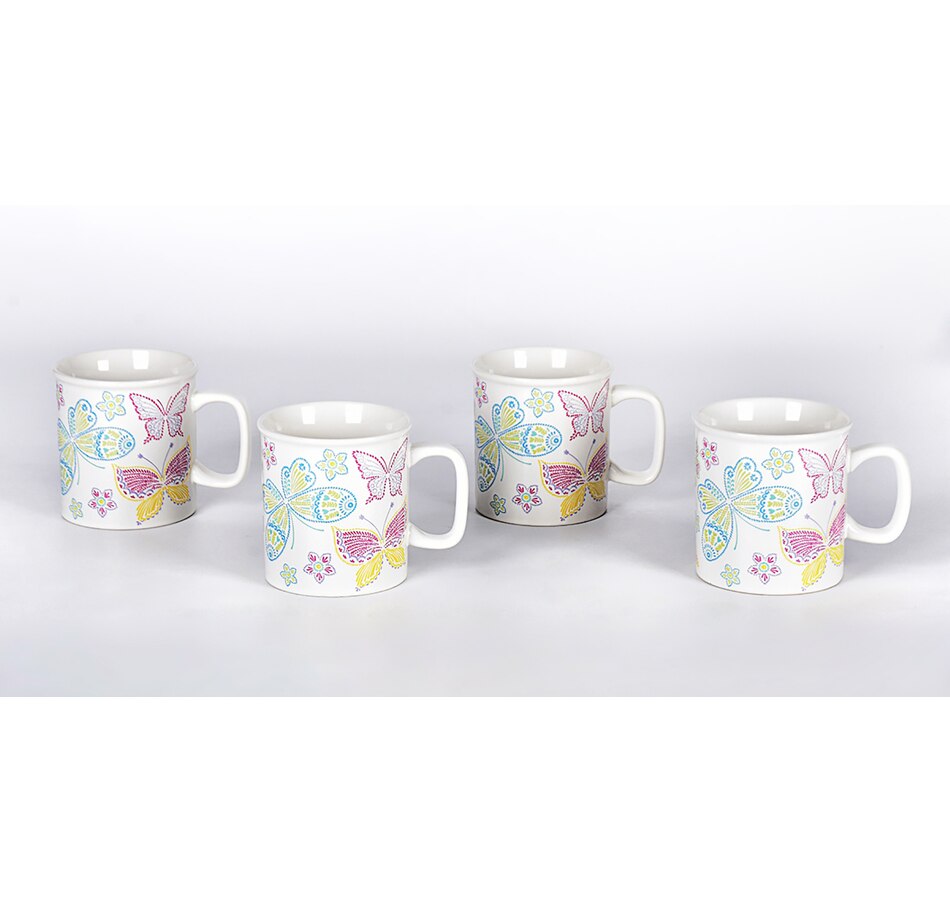 Image 237096_BF.jpg, Product 237-096 / Price $29.99, temp-tations Watering Can Set of (4) Mugs from Temp-tations on TSC.ca's Kitchen department