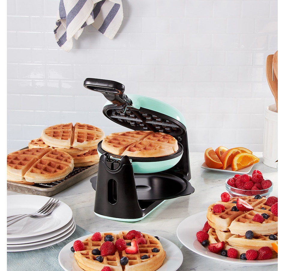 Dash No-Drip Nonstick Belgian Waffle Maker - Graphite