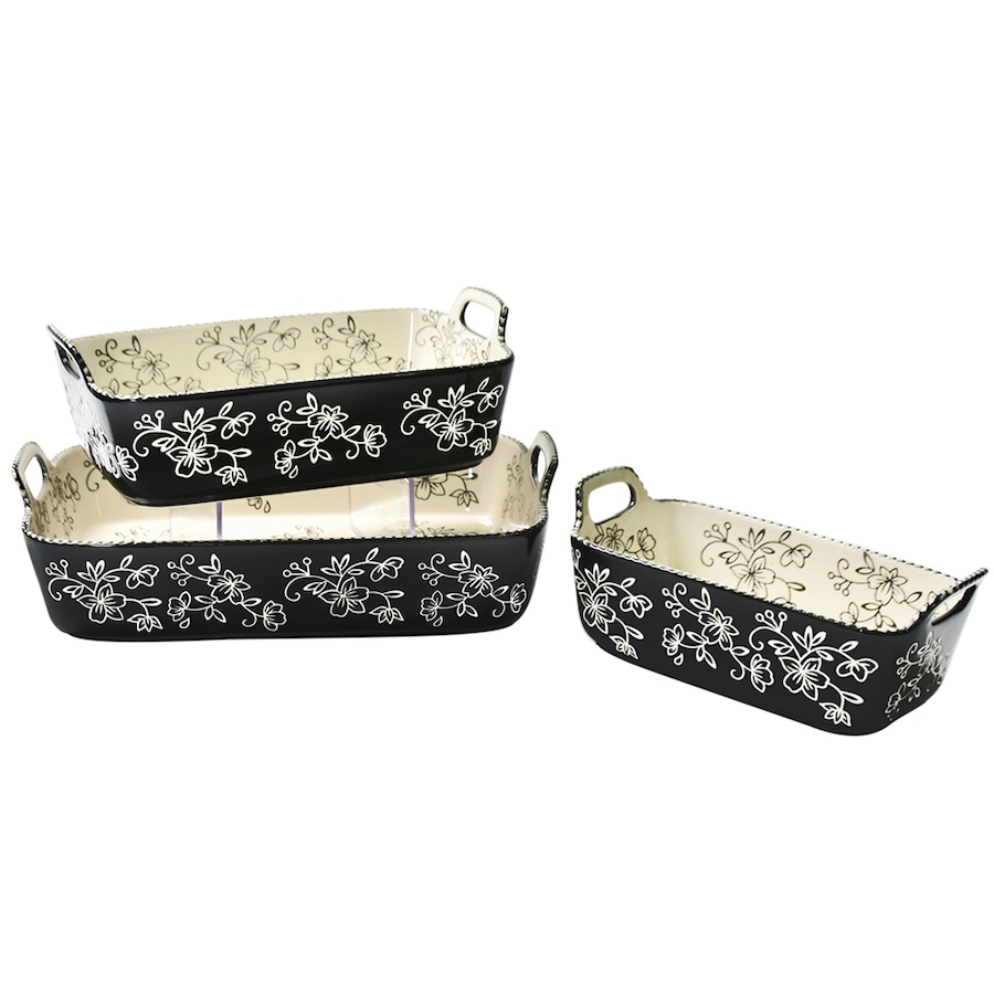 Image 237128_FLBLK.jpg, Product 237-128 / Price $18.33, temp-tations Set Of 3 Nested Bakers  from temp-tations on TSC.ca's Kitchen department