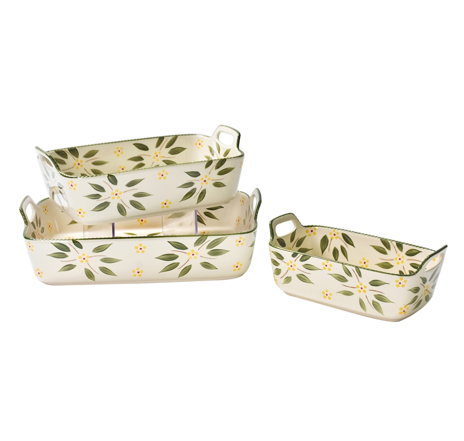 Image 237128_OWGRN.jpg, Product 237-128 / Price $29.88, temp-tations Set Of 3 Nested Bakers from temp-tations on TSC.ca's Kitchen department