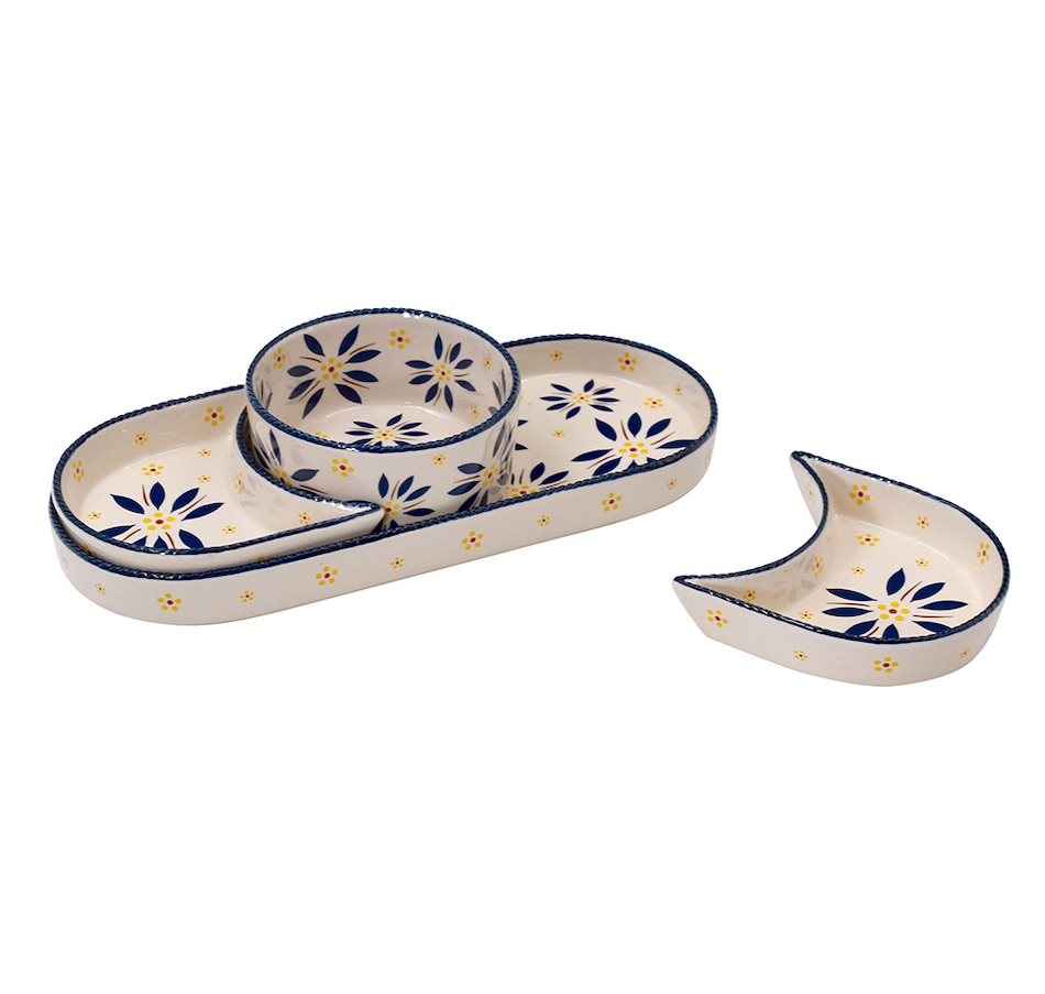 Image 237131_OWBLU.jpg, Product 237-131 / Price $34.99, temp-tations 4 Piece Appetizer Set from temp-tations on TSC.ca's Kitchen department