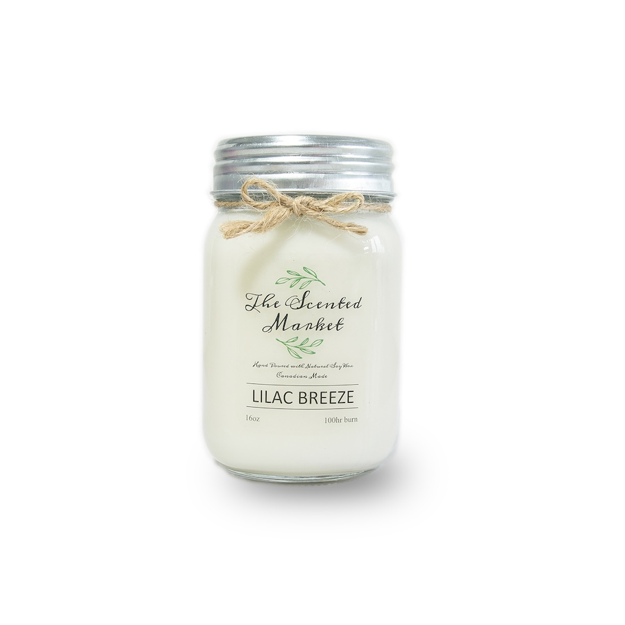 Image 237155_16OZ.jpg, Product 237-155 / Price $18.99 - $29.99, The Scented Market Signature Candle (Lilac Breeze) from The Scented Market on TSC.ca's Home & Garden department