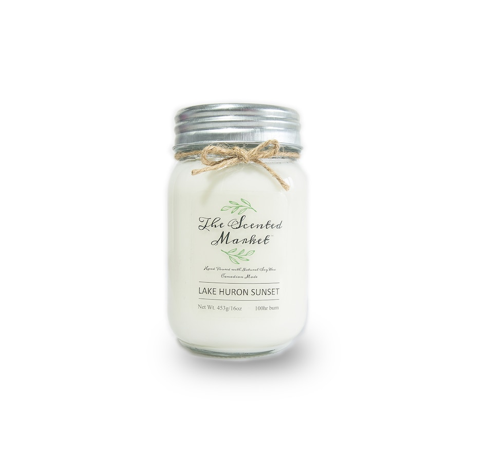 Image 237158_16OZ.jpg, Product 237-158 / Price $19.33, The Scented Market Signature Candle (Lake Huron) from The Scented Market on TSC.ca's Home & Garden department