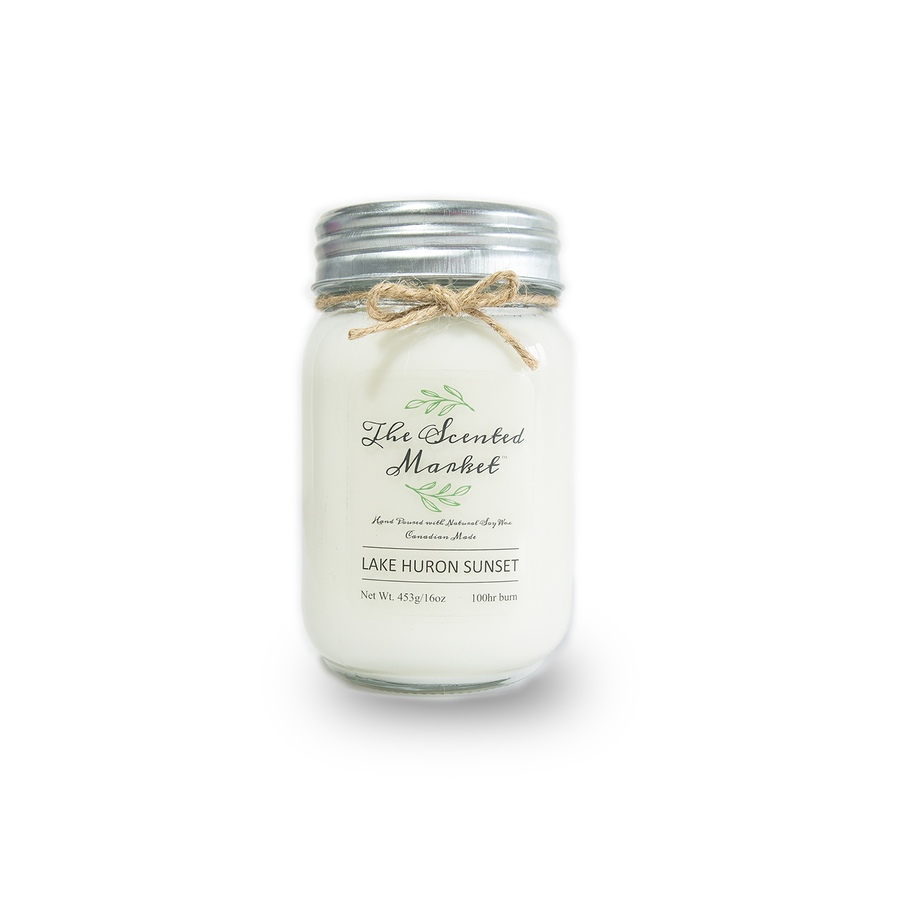 Image 237158_16OZ.jpg, Product 237-158 / Price $19.33, The Scented Market Signature Candle (Lake Huron) from The Scented Market on TSC.ca's Home & Garden department