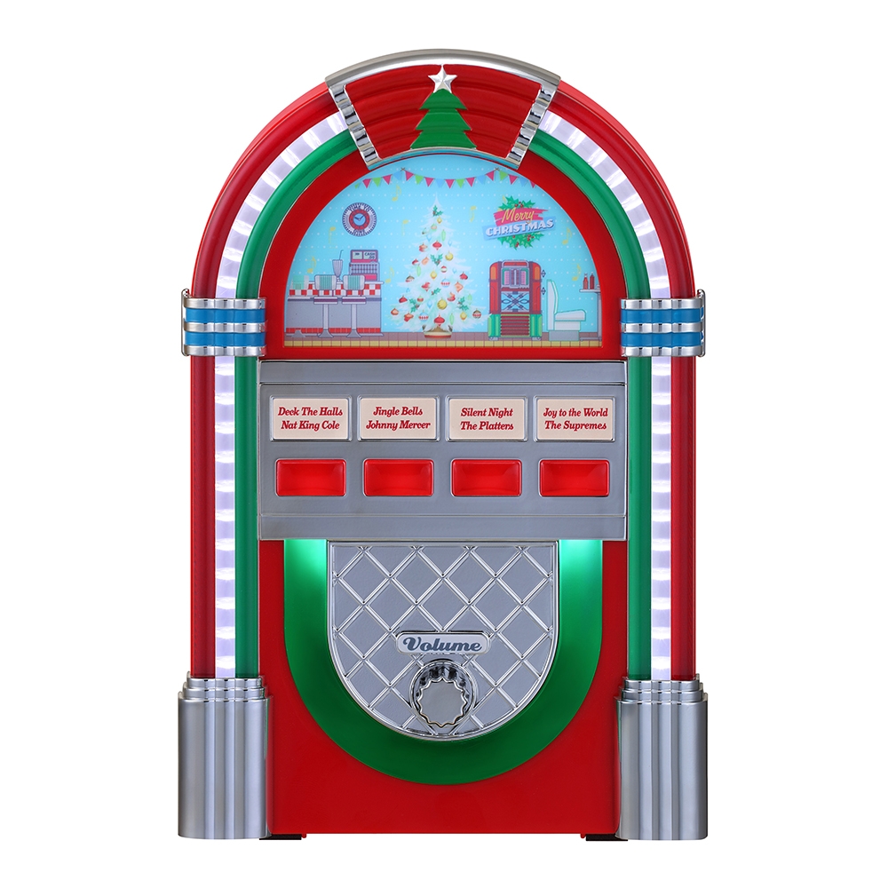 ミスタークリスマス ジュークボックス ワイヤレス 18曲 レトロ ヴィンテージ Mr. Christmas Vintage Jukebox - TSC.ca