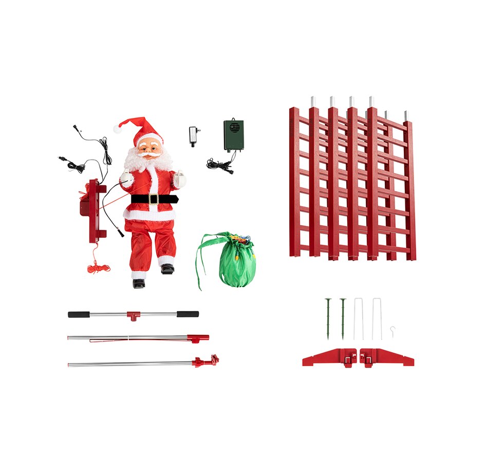 Image 237194_ALTMORE4.jpg, Product 237-194 / Price $248.88, Mr. Christmas 10' Outdoor Climbing Santa from Mr. Christmas on TSC.ca's Home & Garden department