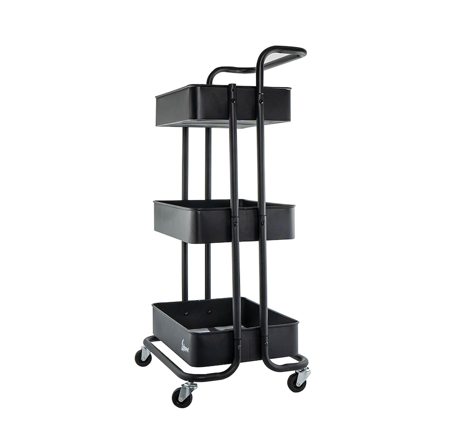 Image 237225_ALTMORE10.jpg, Product 237-225 / Price $24.33, Hoppel 3-Tier Rolling Cart with Handle from Hoppel Storage on TSC.ca's Home & Garden department
