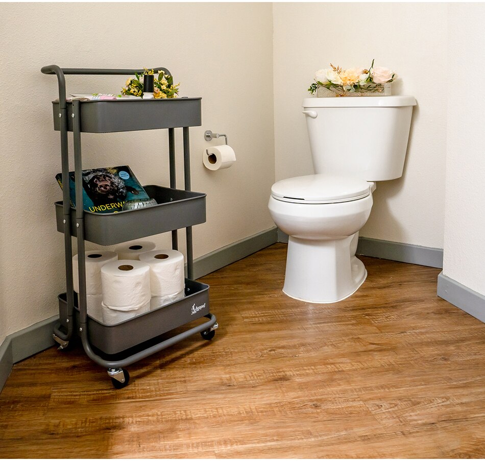 Image 237225_ALTMORE13.jpg, Product 237-225 / Price $24.33, Hoppel 3-Tier Rolling Cart with Handle from Hoppel Storage on TSC.ca's Home & Garden department