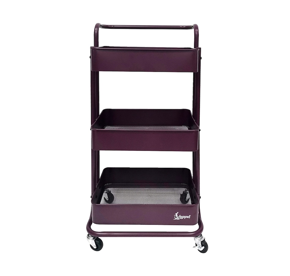 Image 237225_ALTMORE3.jpg, Product 237-225 / Price $24.33, Hoppel 3-Tier Rolling Cart with Handle from Hoppel Storage on TSC.ca's Home & Garden department
