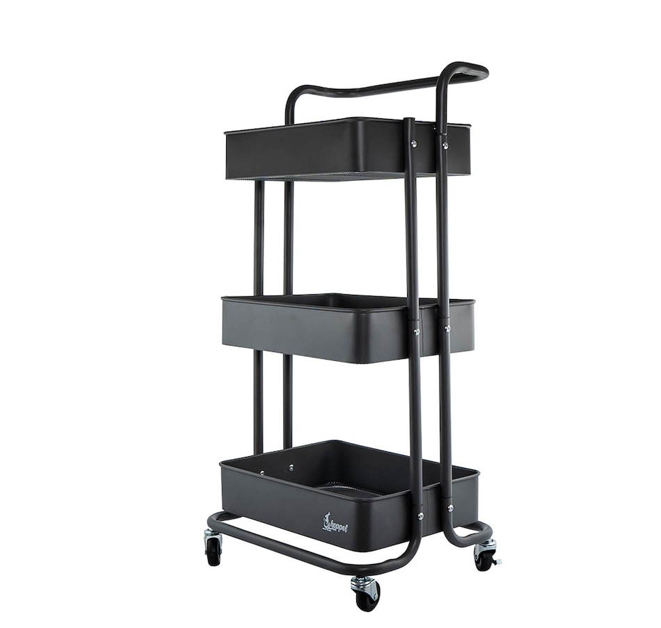 Image 237225_ALTMORE8.jpg, Product 237-225 / Price $24.33, Hoppel 3-Tier Rolling Cart with Handle from Hoppel Storage on TSC.ca's Home & Garden department