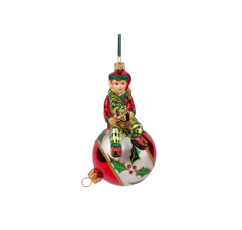 Image 237246.jpg, Product 237-246 / Price $59.99, Huras Family Elf On A Christmas Ball from Huras on TSC.ca's Home & Garden department