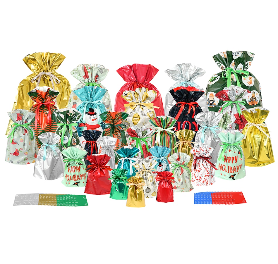 Image 237277.jpg, Product 237-277 / Price $39.99, Holiday Memories 64-Piece Gift Bag Set from Holiday Memories on TSC.ca's Home & Garden department