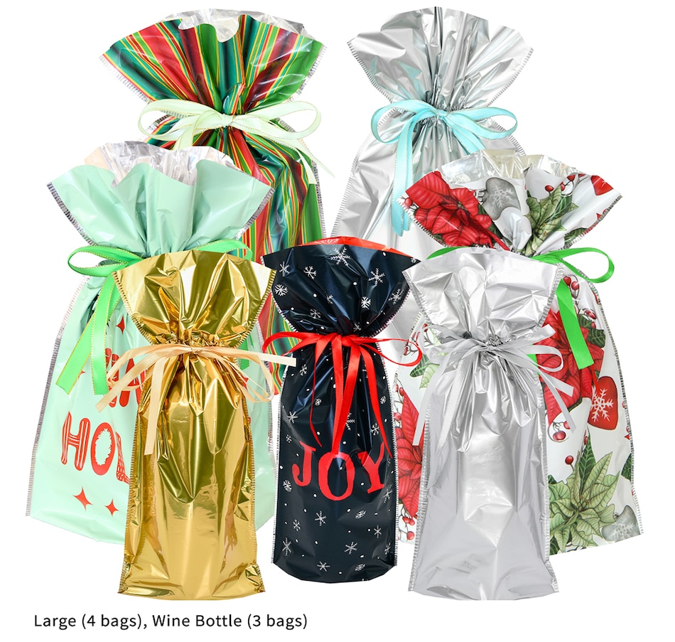 Holiday Memories 64-Piece Gift Bag Set