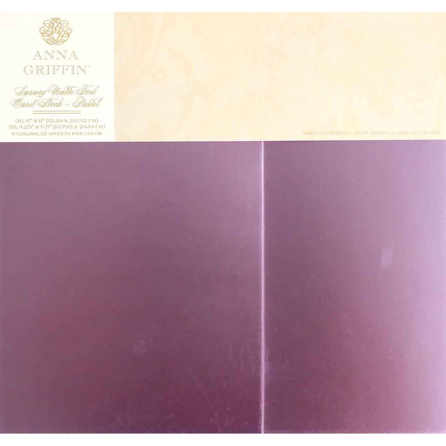 Image 237287_ALTMORE1.jpg, Product 237-287 / Price $14.88, Anna Griffin Luxury Matte Foil Cardstock Pastel from Anna Griffin on TSC.ca's Home & Garden department