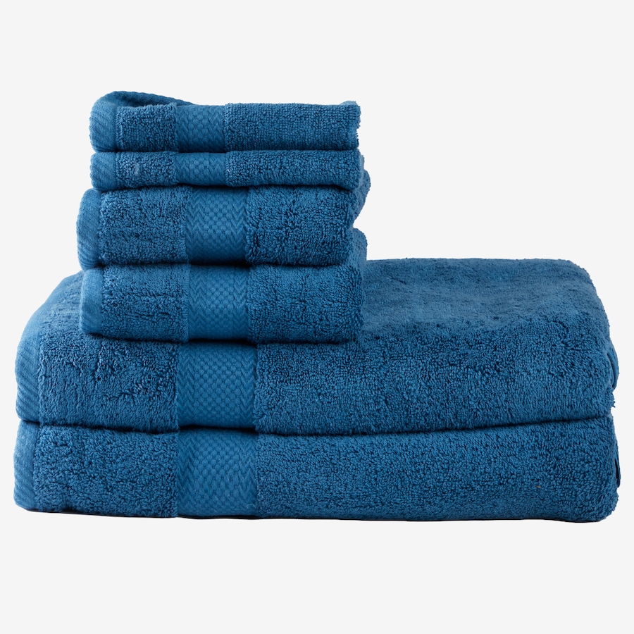 Image 237322_BLU.jpg, Product 237-322 / Price $79.99, Home Suite Luxury 650gsm Neo Twist 6-Piece Towel Set from Home Suite on TSC.ca's Home & Garden department
