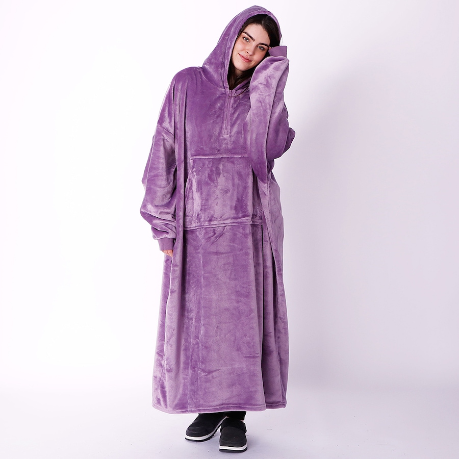 Image 237327_PUR.jpg, Product 237-327 / Price $79.99, The Comfy Dream Long Quarter Zip from The Comfy on TSC.ca's Home & Garden department