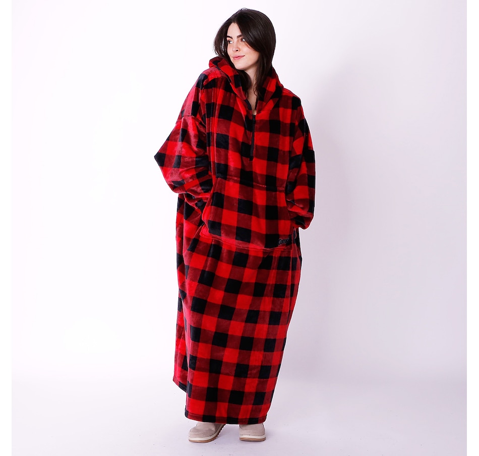 The Comfy Original Wearable Blanket - Red Plaid