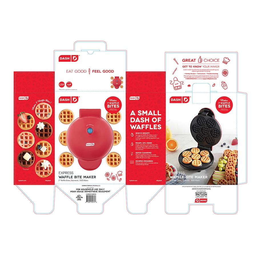 Image 237345_ALTMORE11.jpg, Product 237-345 / Price $34.88, Dash Express Waffle Bite Maker from Dash Kitchen on TSC.ca's Kitchen department