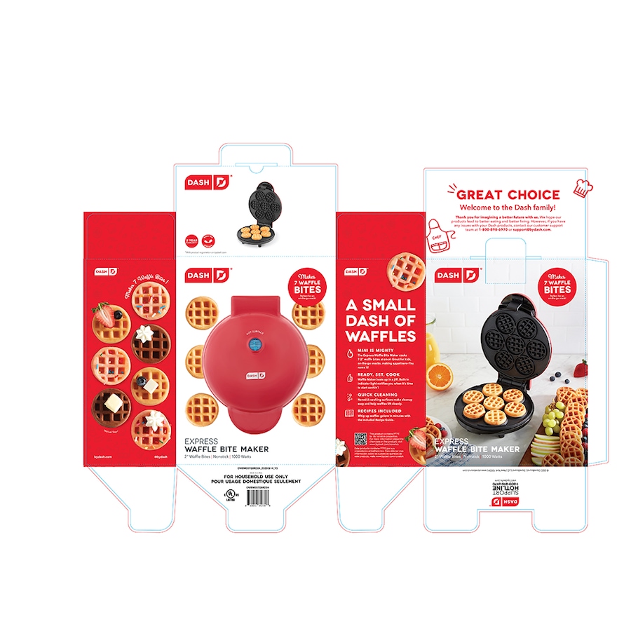 Image 237345_ALTMORE12.jpg, Product 237-345 / Price $34.88, Dash Express Waffle Bite Maker from Dash Kitchen on TSC.ca's Kitchen department