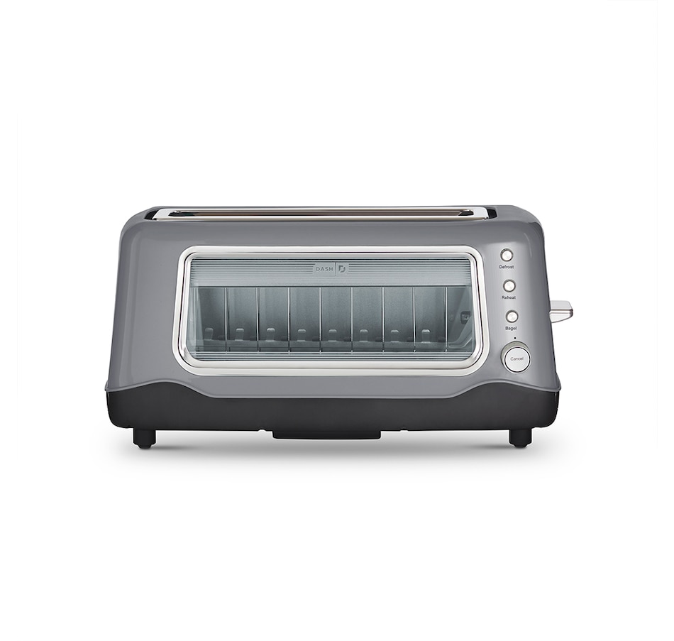 Dash Clear View Toaster - Black