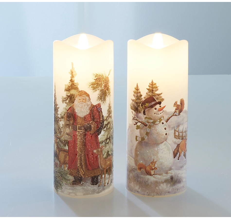 Image 237363_ALTMORE2.jpg, Product 237-363 / Price $26.33, Holiday Memories Holiday Design LED Candle (set of 2) from Holiday Memories on TSC.ca's Home & Garden department