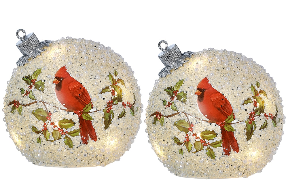 Holiday Memories LED Tabletop Ornaments (set of 2)