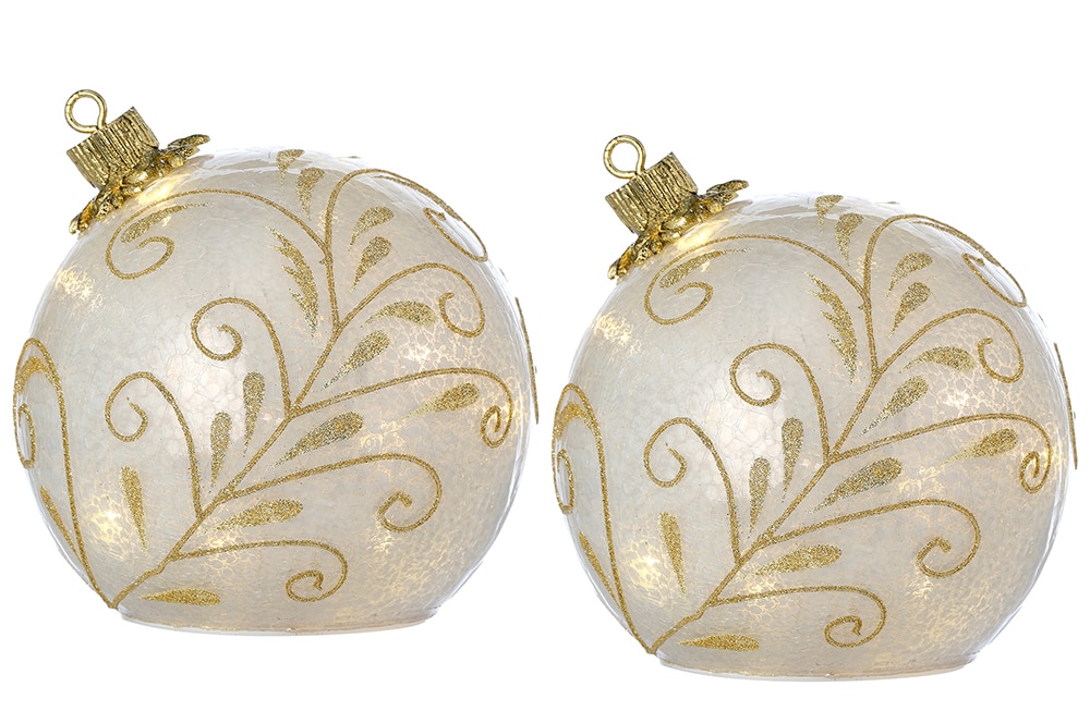 Holiday Memories LED Tabletop Ornaments (set of 2)