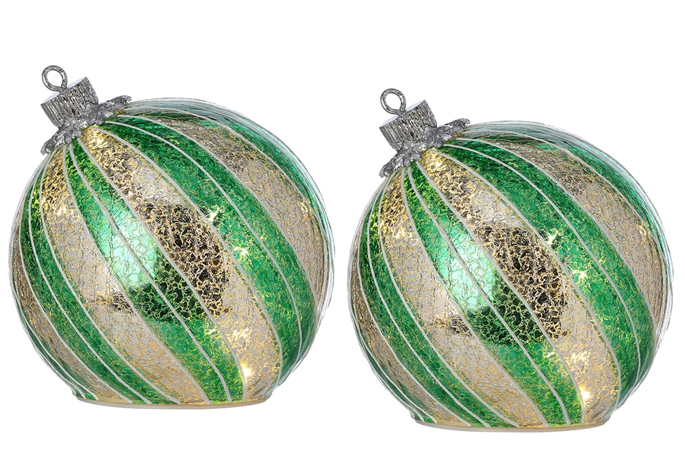 Holiday Memories LED Tabletop Ornaments (set of 2)