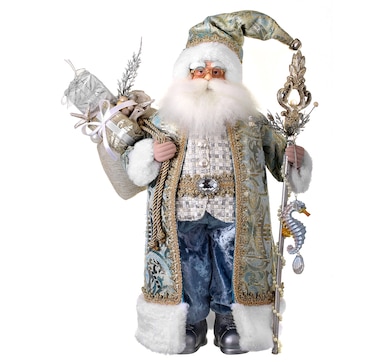 Holiday Memories 21" Fabric Santa