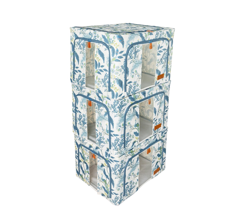 Image 237403_ALTMORE3.jpg, Product 237-403 / Price $89.99, Hoppel Large Triple-Entry Collapsible Storage Bins (3-pack) from Hoppel Storage on TSC.ca's Home & Garden department