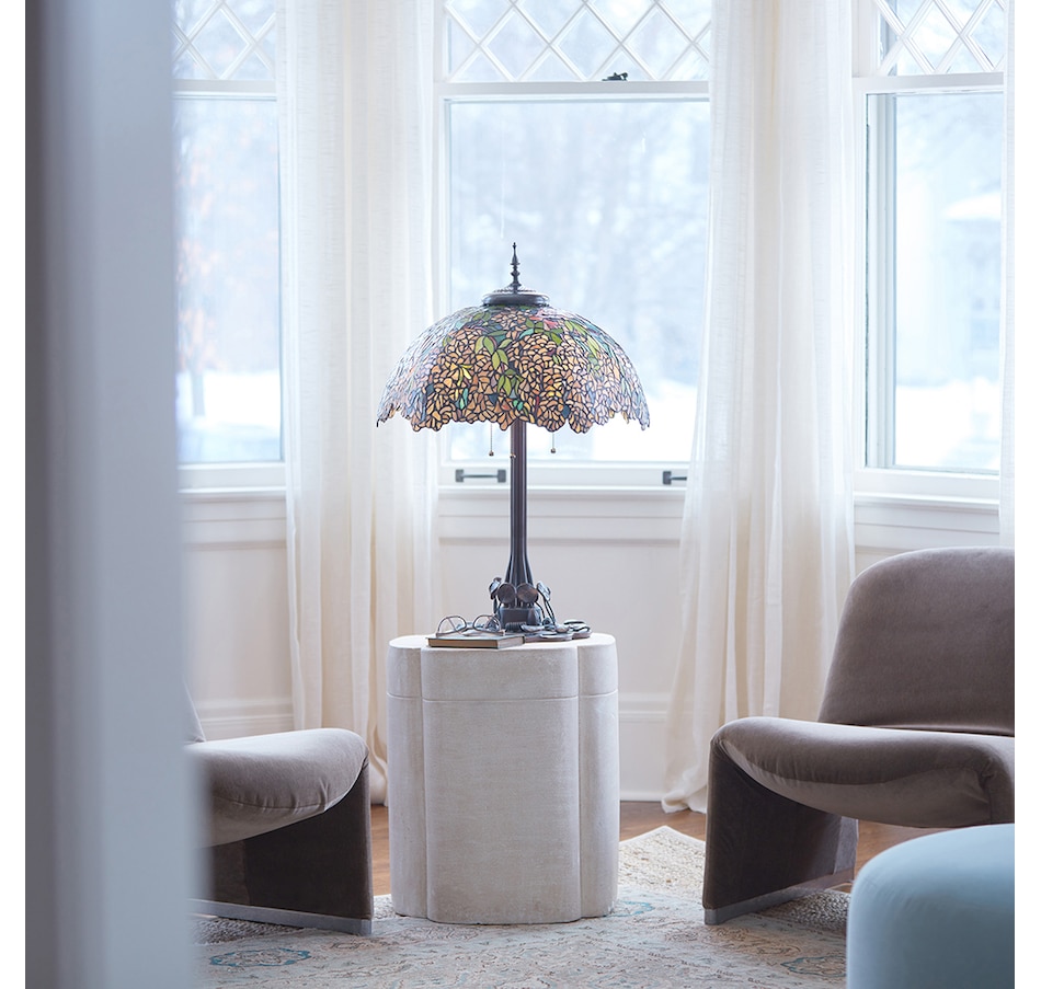 Image 237430_ALTMORE1.jpg, Product 237-430 / Price $1,849.99, Tiffany Style Laburnum Stained Glass Table Lamp from Tiffany Style Lighting on TSC.ca's Home & Garden department