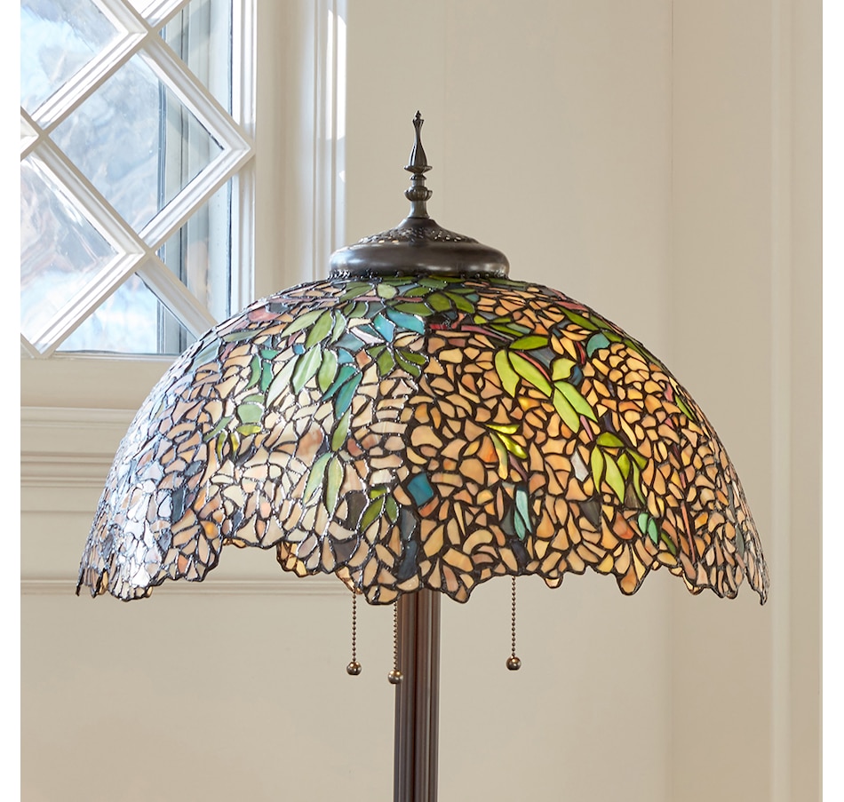 Image 237430_ALTMORE2.jpg, Product 237-430 / Price $1,849.99, Tiffany Style Laburnum Stained Glass Table Lamp from Tiffany Style Lighting on TSC.ca's Home & Garden department