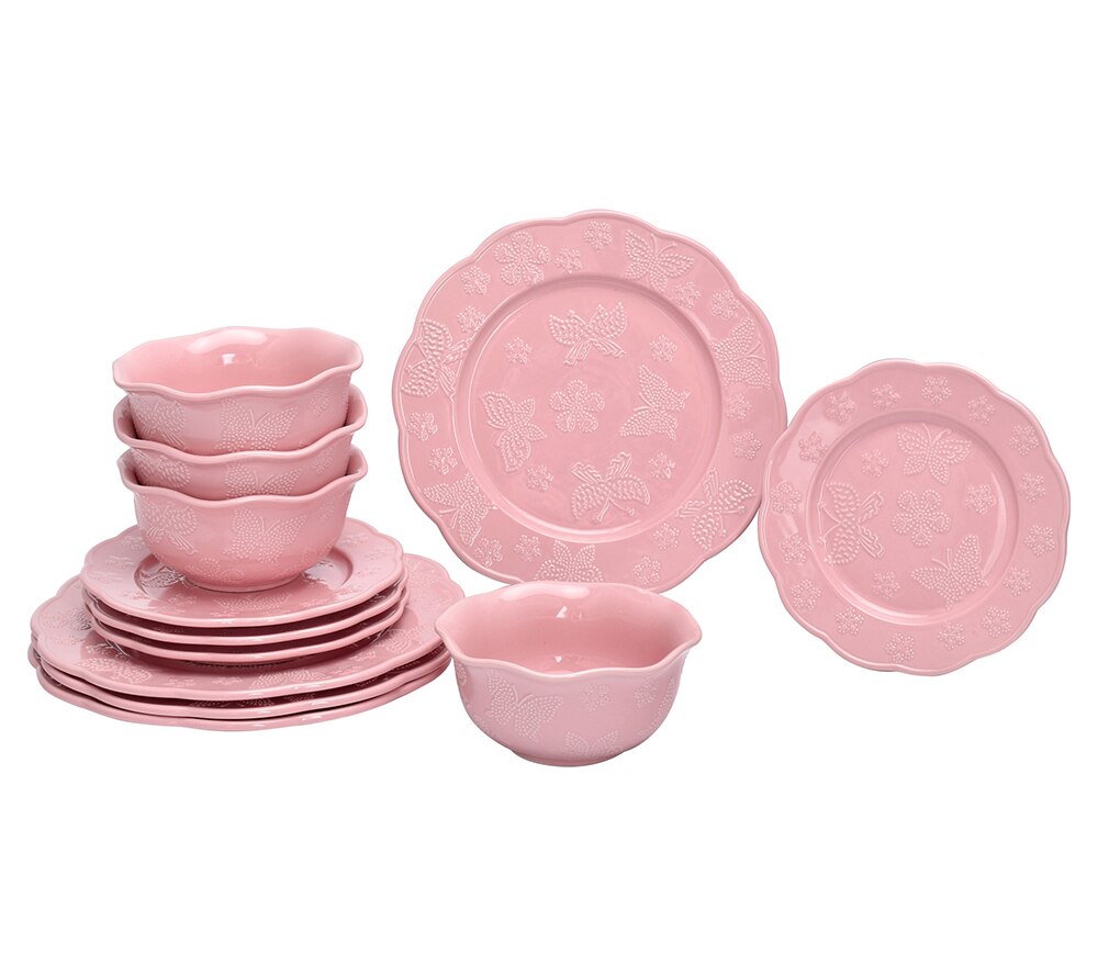 Dinnerware 2024 sets pink