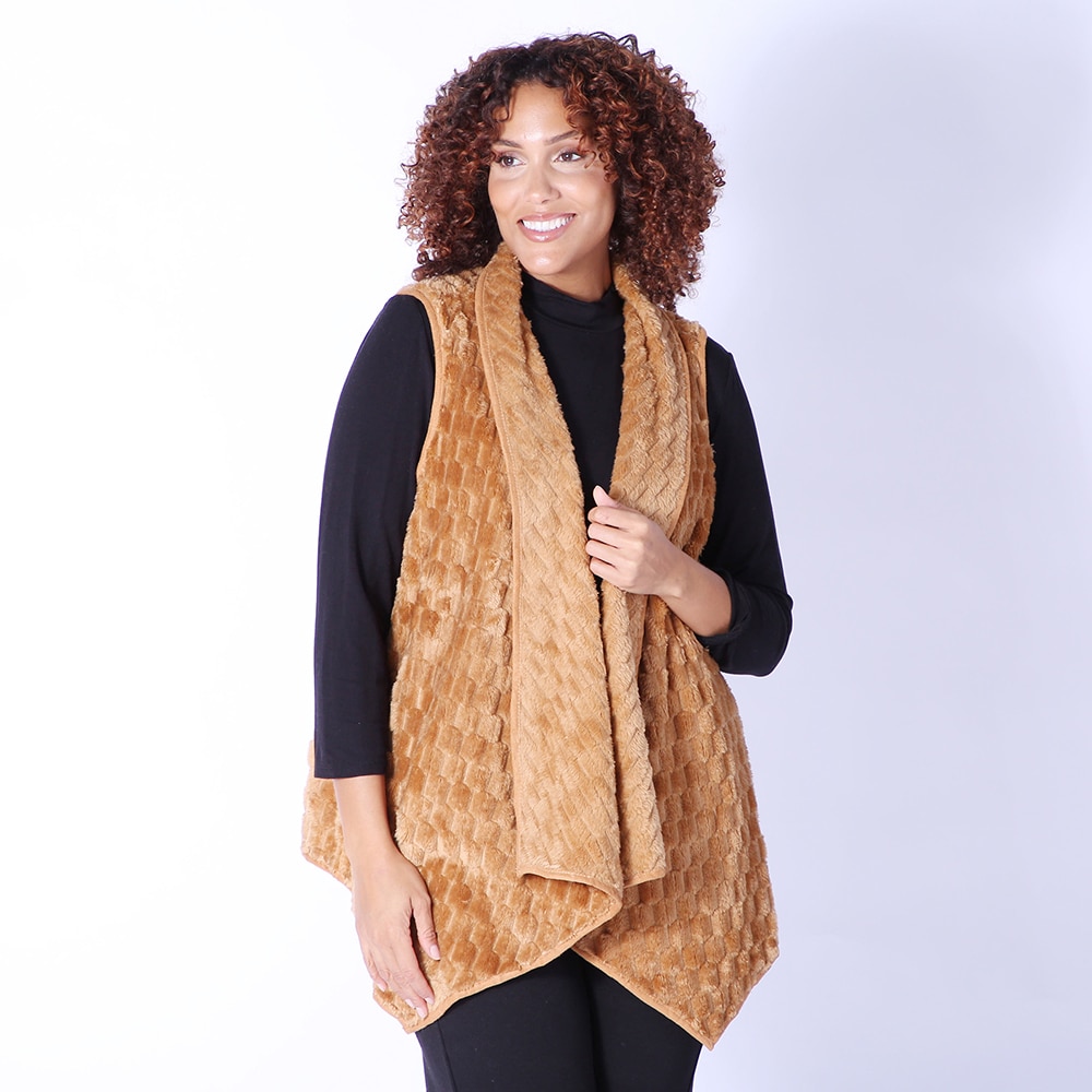 Guillaume Home Knitted Faux Fur Vest