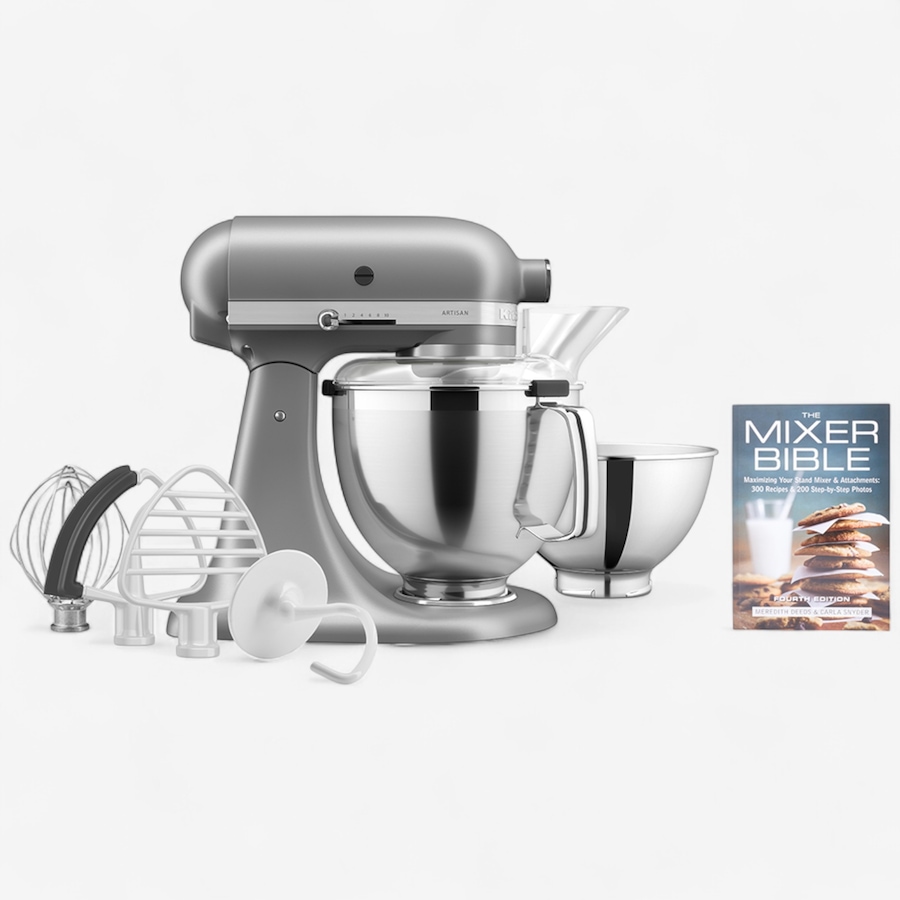 Image 237478_CRSR.jpg, Product 237-478 / Price $572.98, KitchenAid 5-Quart Stand Mixer Bundle with Mixer Bible (4th edition) from KitchenAid on TSC.ca's Kitchen department