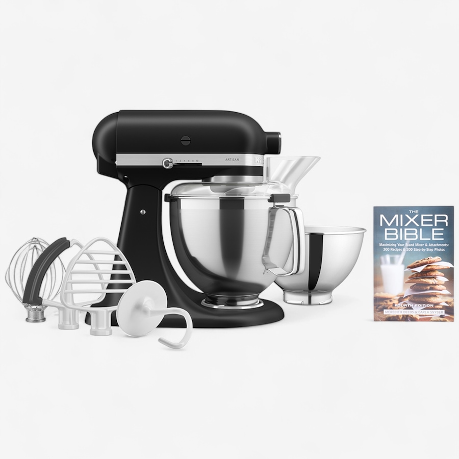 Image 237478_MTBK.jpg, Product 237-478 / Price $572.98, KitchenAid 5-Quart Stand Mixer Bundle with Mixer Bible (4th edition) from KitchenAid on TSC.ca's Kitchen department