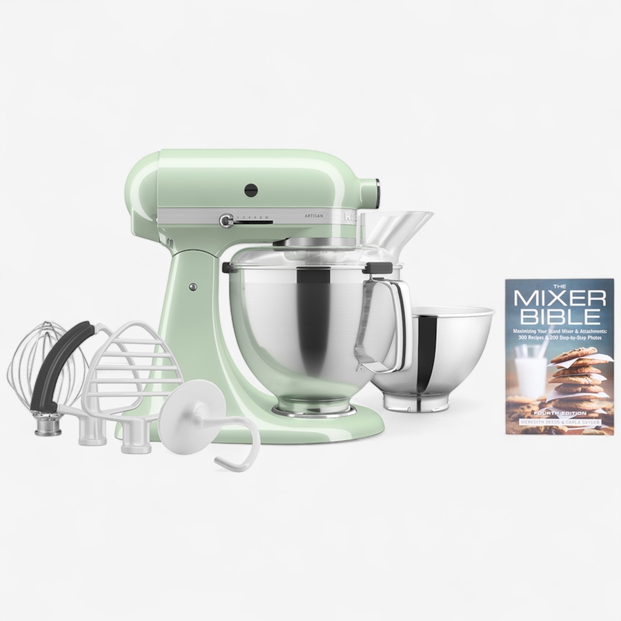 Image 237478_PIO.jpg, Product 237-478 / Price $572.98, KitchenAid 5-Quart Stand Mixer Bundle with Mixer Bible (4th edition) from KitchenAid on TSC.ca's Kitchen department