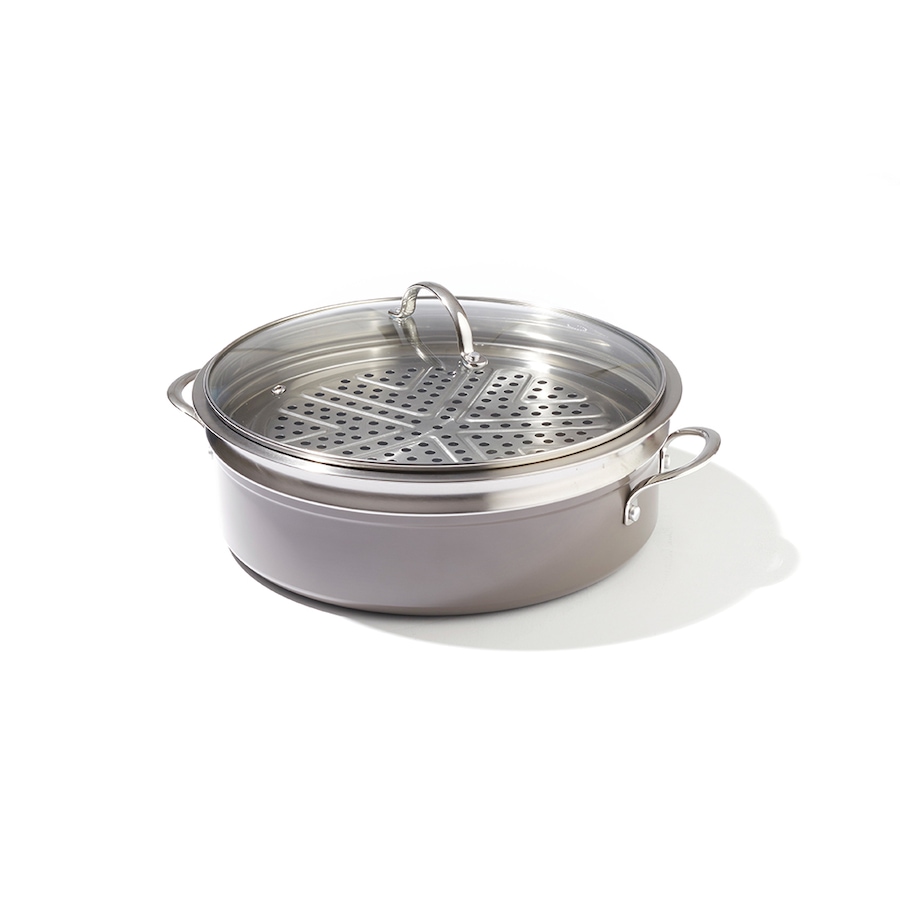 Image 237487_ALTMORE1.jpg, Product 237-487 / Price $39.33, Curtis Stone 5.5-Quart Sauteuse Pan with Steamer And Wire Rack from Curtis Stone on TSC.ca's Kitchen department