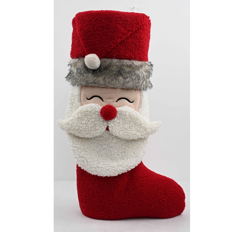 Image 237494.jpg, Product 237-494 / Price $99.99, The Original Standing Stocking 24" Mr. Jolly Santa Standing Stocking from The Original Standing Stocking on TSC.ca's Home & Garden department